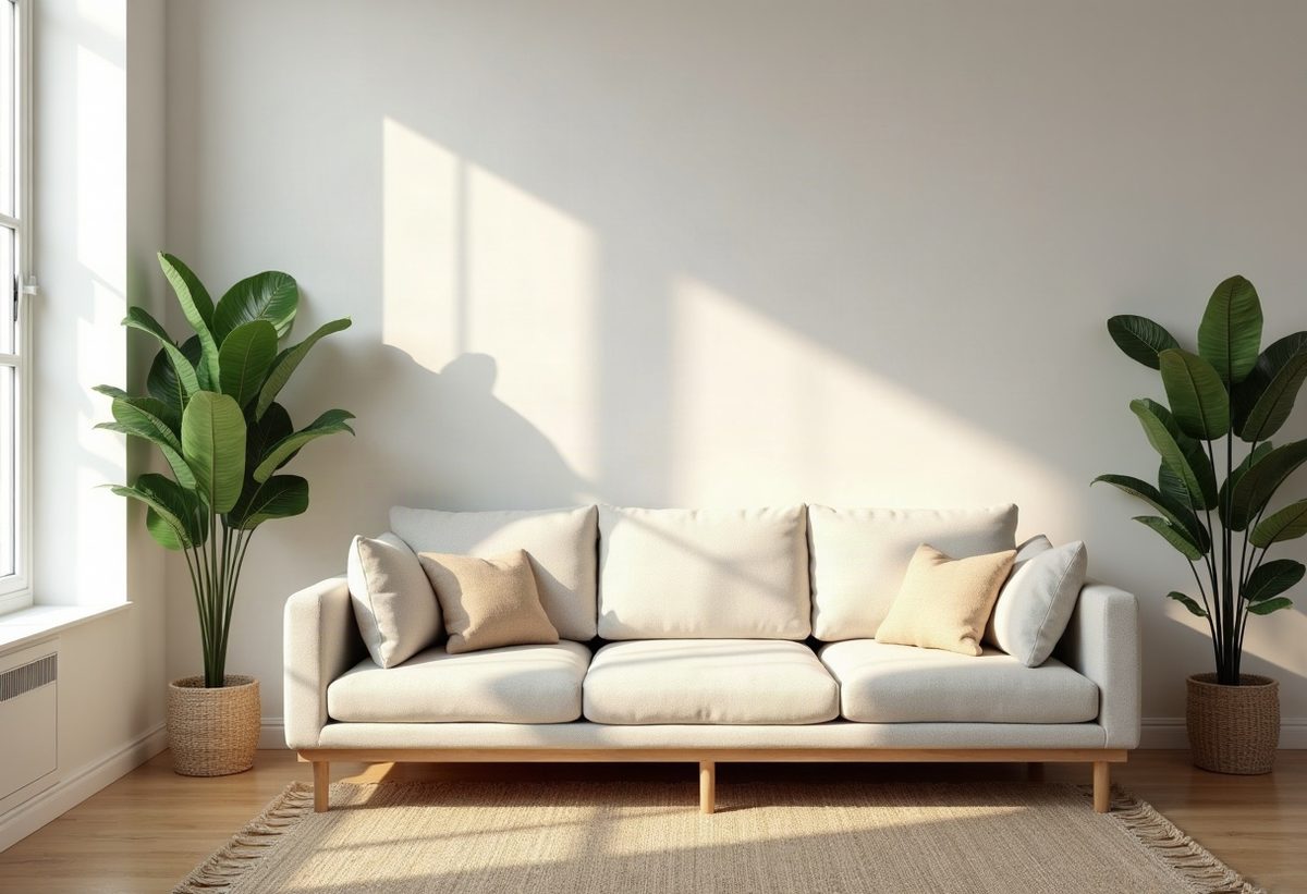 A bright, uncluttered living room